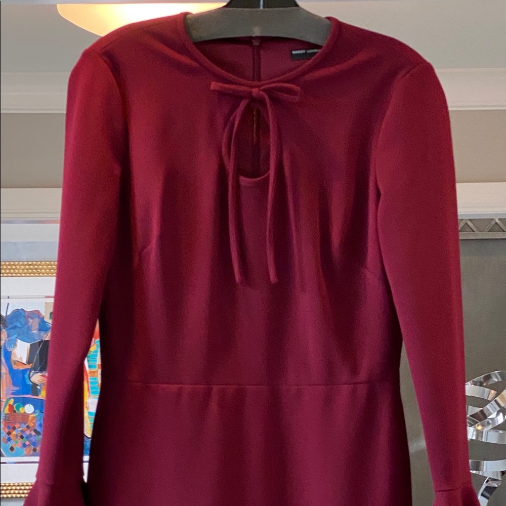 Maggy London burgundy dress